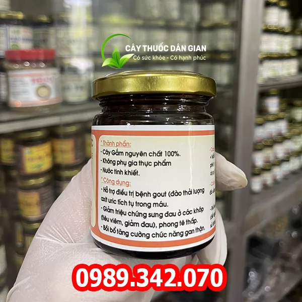 Cao gắm điều trị Gout (gút), đau nhức xương khớp