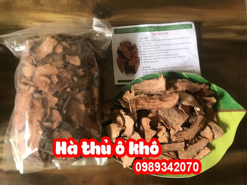 Hà thủ ô đỏ rừng Hòa Bình loại nguyên củ (do)